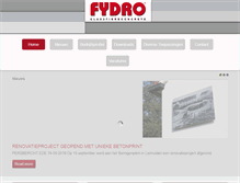 Tablet Screenshot of fydro.nl